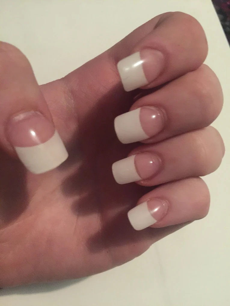 Beautiful acrylic nails done at Pro Nails Sallisaw