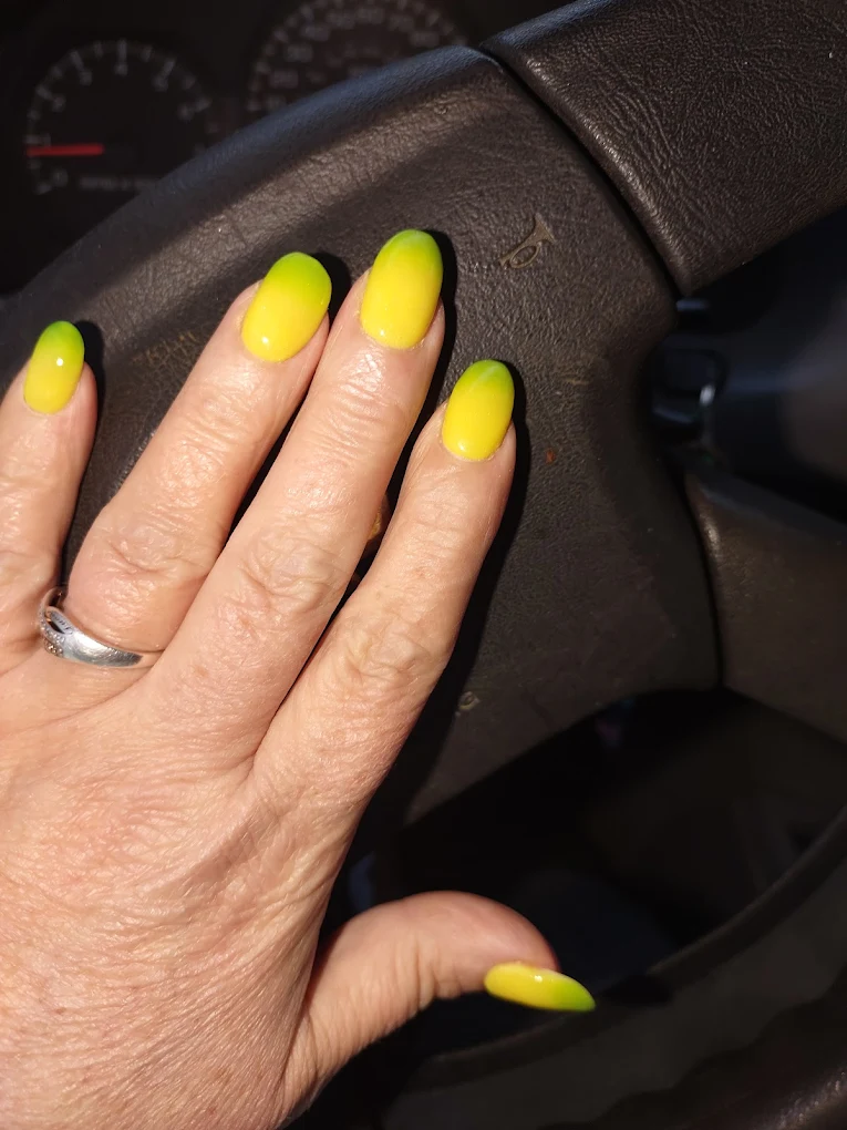 Beautiful acrylic nails done at Pro Nails Sallisaw